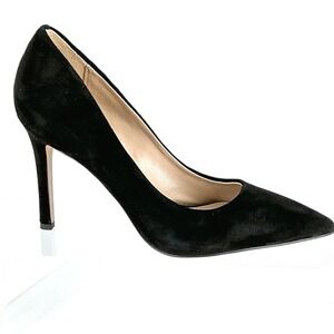 Sam Edelman Size 4 Hazel Pointed Toe Pump Black Suede High Heel Stiletto